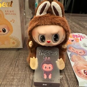 💯 Authentic SECRET Labubu DUO DUO 🤎 Have a Seat SEALED on hand rare!